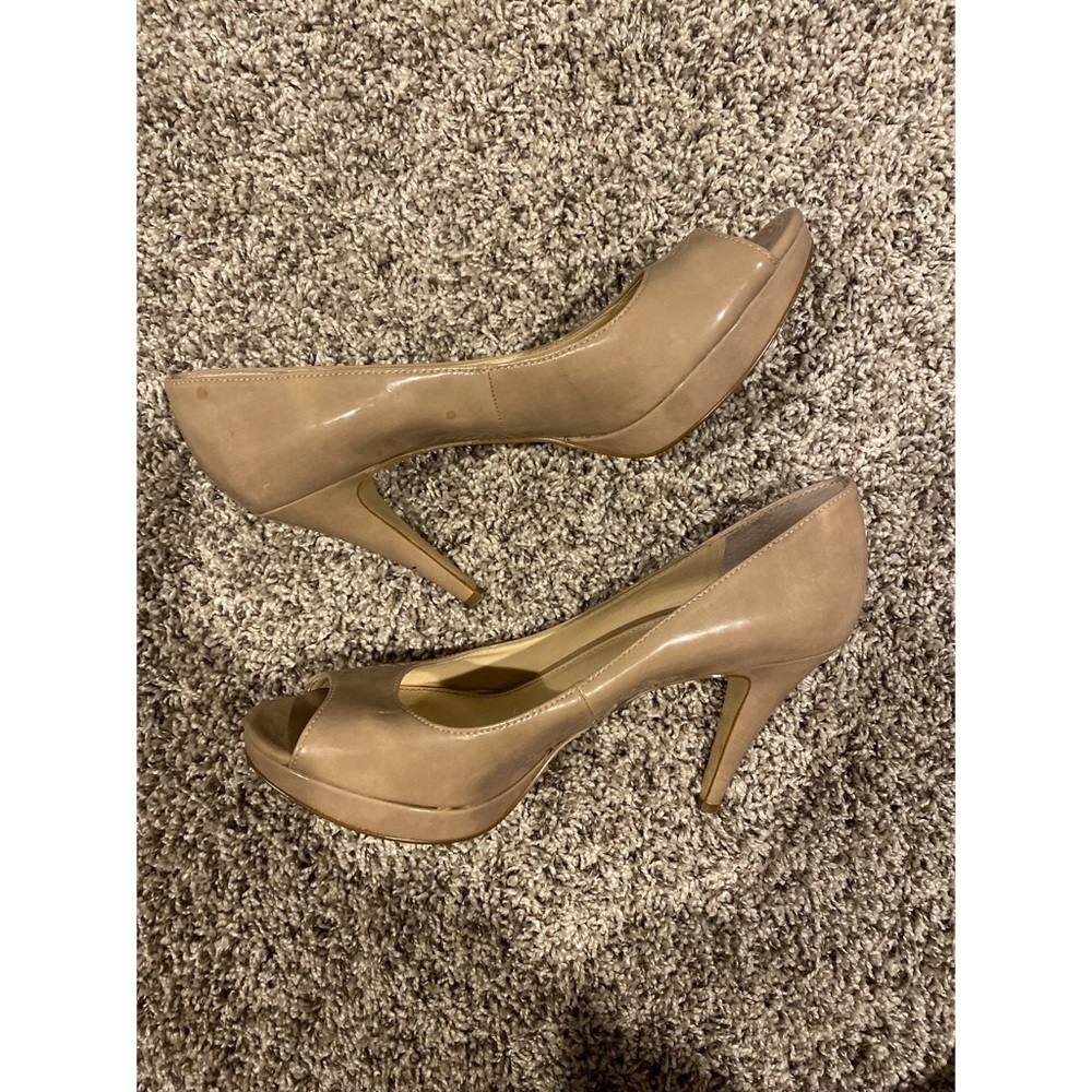 Enzo Angiolini | Nude | Peep Toe Heel | Size 9.5 N